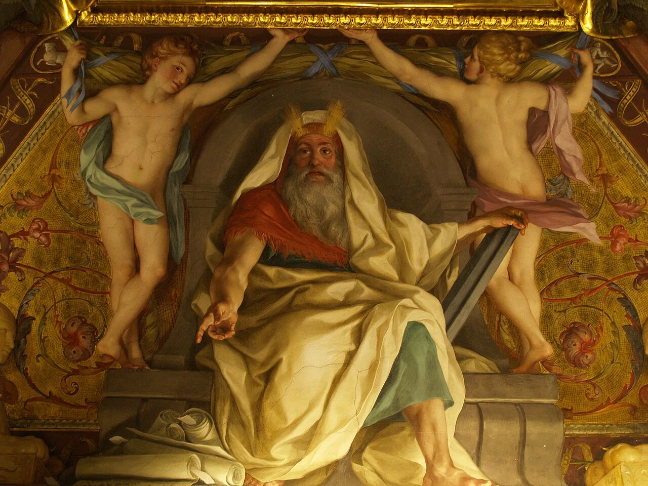 Sala dei papiri, Mosè - Biblioteca Vaticana